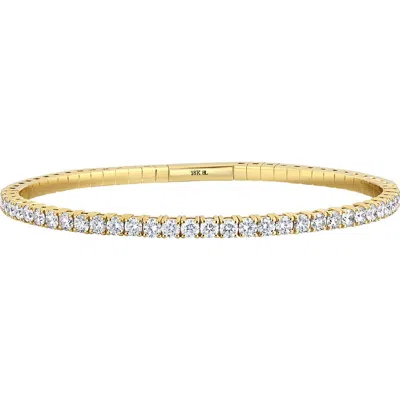 Bony Levy Audrey Diamond Stretch Bracelet In 18k Yellow Gold/diamond