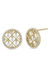 Bony Levy Audrey Diamond Stud Earrings In Pattern