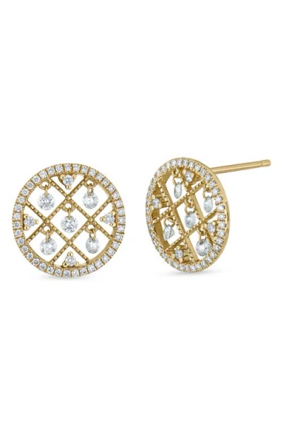 Bony Levy Audrey Diamond Stud Earrings In Pattern