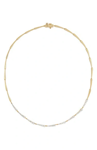 Bony Levy Audrey Diamond Tennis Necklace In Gold