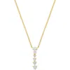 Bony Levy Audrey Diamond Y-necklace In 18k Yellow Gold