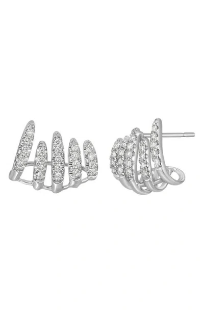 Bony Levy Audrey Multirow Diamond Stud Earrings In Metallic