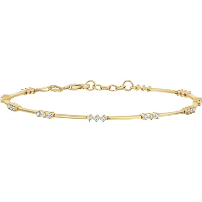 Bony Levy Aviva Diamond Line Bracelet In 18k Yellow Gold