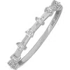 Bony Levy Aviva Diamond Stacking Ring In Metallic
