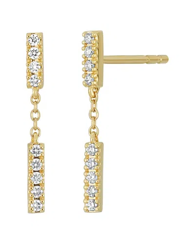 Bony Levy Bardot 18k 0.15 Ct. Tw. Diamond Drop Earrings In Gold