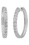 Bony Levy Bardot 18k Gold Diamond Hoop Earrings In 18k White Gold