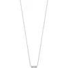 Bony Levy Bardot 18k White Gold Diamond Bar Pendant Necklace In Metallic