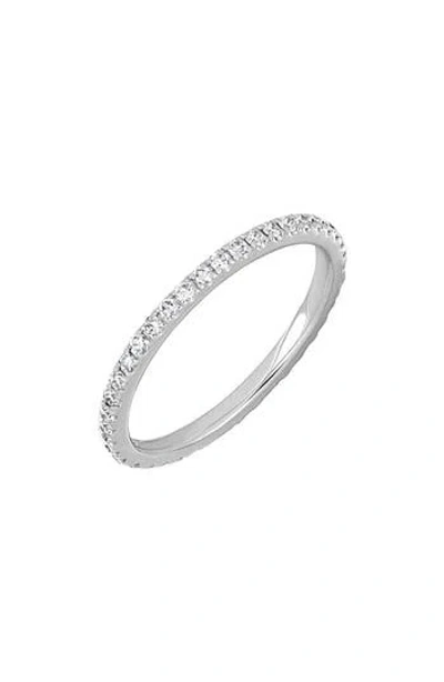 Bony Levy Bardot 18k White Gold Diamond Eternity Ring