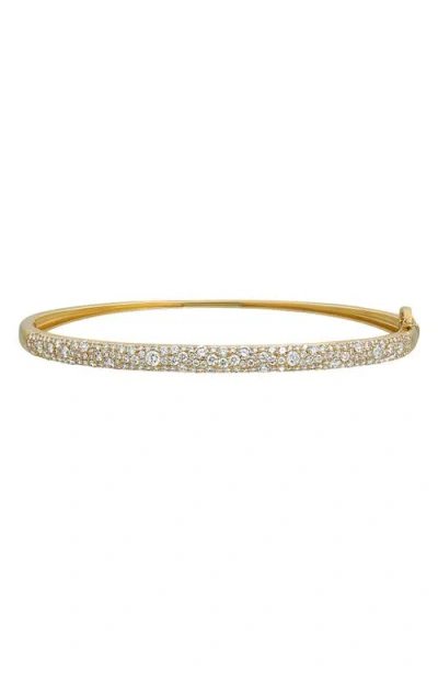 Bony Levy Bardot Diamond Bangle Bracelet In 18k Yellow Gold