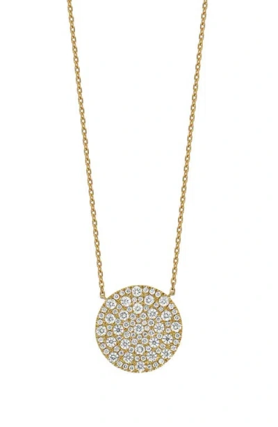 Bony Levy Bardot Diamond Medallion Pendant Necklace In 18k Yellow Gold