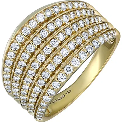 Bony Levy Bardot Diamond Pavé Statement Ring In Gold