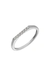 Bony Levy Bardot Diamond Stackable Ring In 18k White Gold