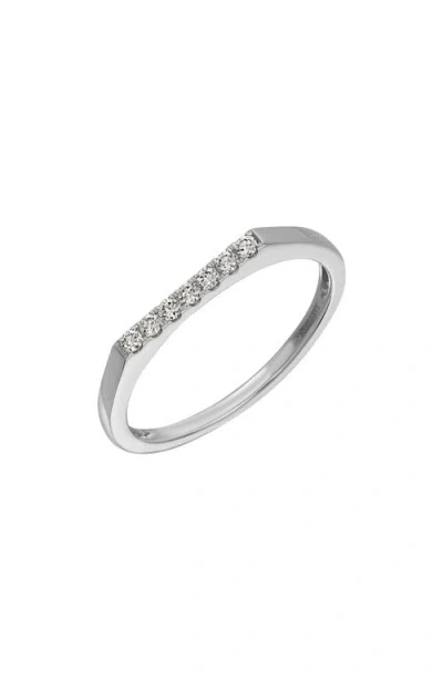 Bony Levy Bardot Diamond Stackable Ring In 18k White Gold