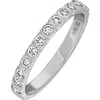 Bony Levy Bardot Diamond Stacking Ring In 18k White Gold