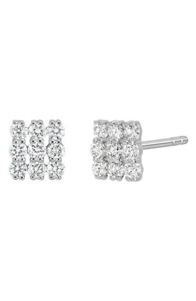 Bony Levy Bardot Diamond Stud Earrings In 18k White Gold