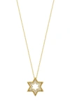 Bony Levy Bardot Star Of David Pendant Necklace In 18k Yellow Gold