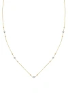 Bony Levy Beaded Chain Necklace In Gold