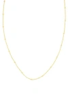 Bony Levy Beaded Chain Necklace In Gold
