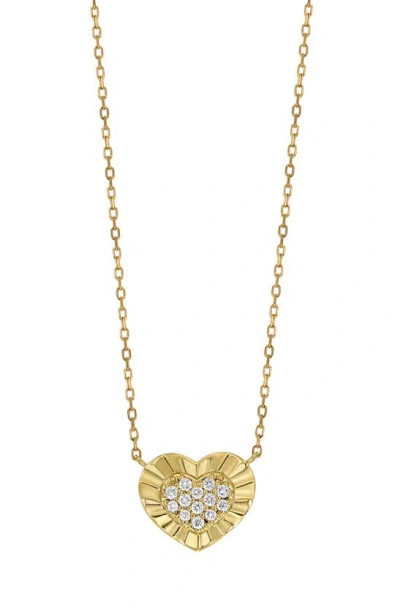 Bony Levy Bl Icon Diamond Heart Pendant Necklace In 18k Yellow Gold