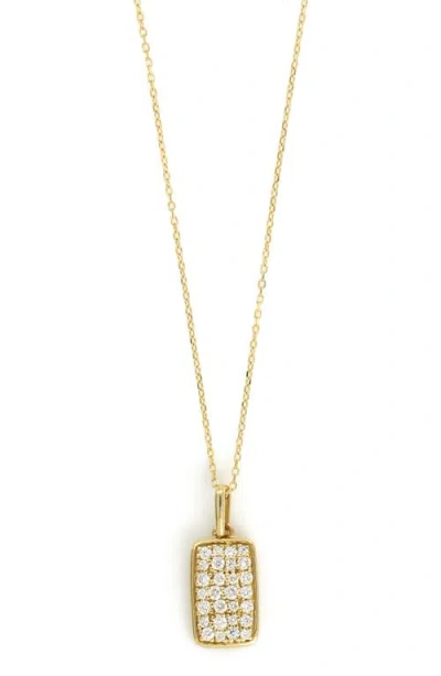 Bony Levy Bl Icon Diamond Pendant Necklace In 18k Yellow Gold/diamond