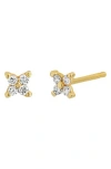Bony Levy Bl Icon Diamond Stud Earrings In 18k Yellow Gold