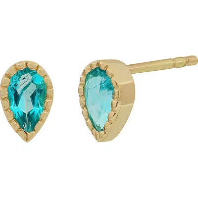 Bony Levy Blc Topaz Stud Earrings In 14k Yellow Gold - Prto