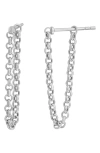 Bony Levy Blg 14k Gold Chain Drop Earrings In 14k White Gold