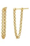 Bony Levy Blg 14k Gold Chain Drop Earrings In 14k Yellow Gold