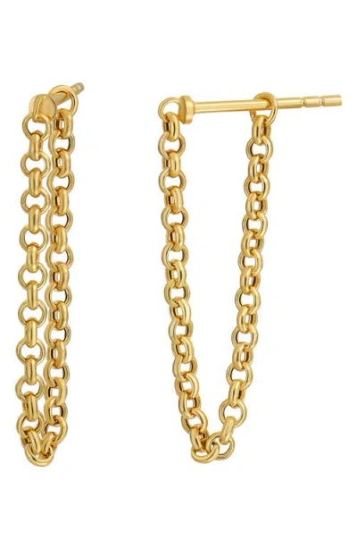 Bony Levy Blg 14k Gold Chain Drop Earrings In 14k Yellow Gold