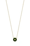 Bony Levy Blg 14k Gold Heart Enamel Pendant Necklace In 14k Yellow Gold