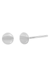 Bony Levy Blg 14k Gold Round Stud Earrings In 14k White Gold