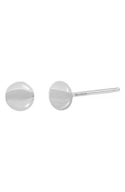Bony Levy Blg 14k Gold Round Stud Earrings In 14k White Gold