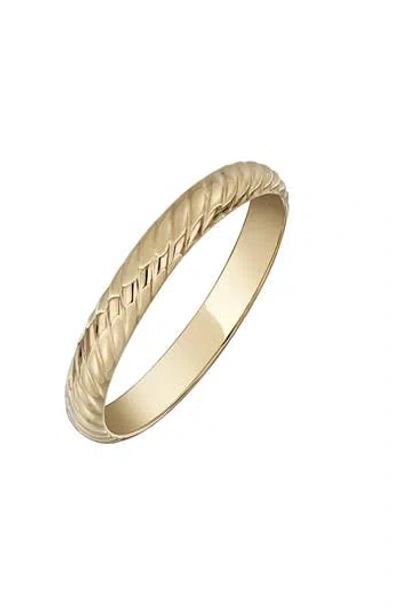 Bony Levy Blg 14k Gold Twisted Stacking Ring In 14k Yellow Gold
