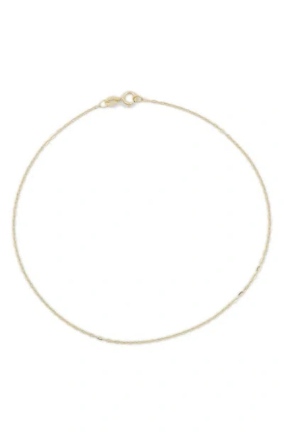 Bony Levy Blg Chain Anklet In Gold