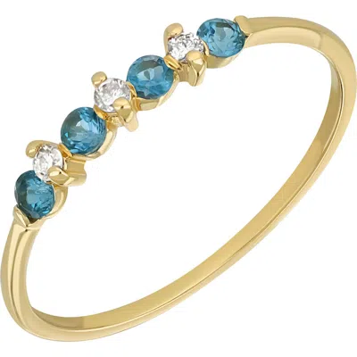 Bony Levy Blue Sapphire & Diamond Ring In Gold