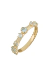 Bony Levy Blue Topaz Ring In Gold