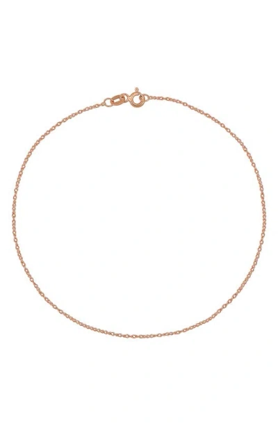 Bony Levy Chain Anklet In Gold