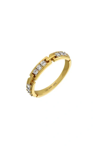 Bony Levy Chain Link Diamond Band Ring In Gold