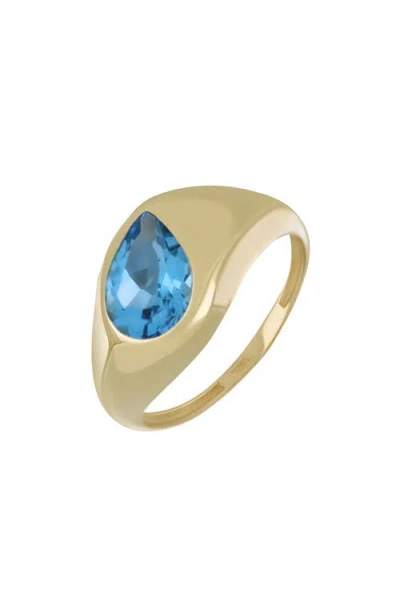 Bony Levy Chunky Topaz Ring In Gold