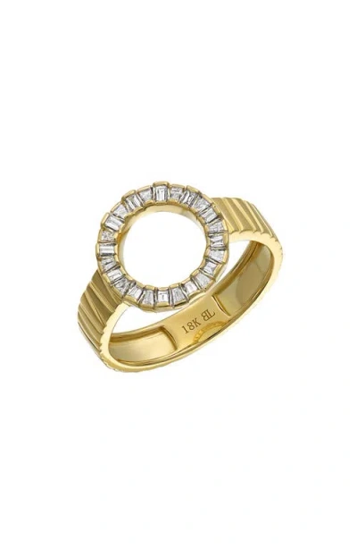 Bony Levy Circle Of Life Diamond Ring In 18k Yellow Gold/diamond