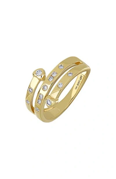 Bony Levy Cléo Bypass Stack Ring In Gold