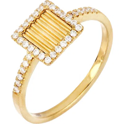 Bony Levy Cleo Diamond Halo Ring In Gold
