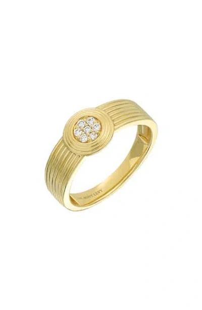 Bony Levy Cleo Diamond Statement Band Ring In 18k Yellow Gold