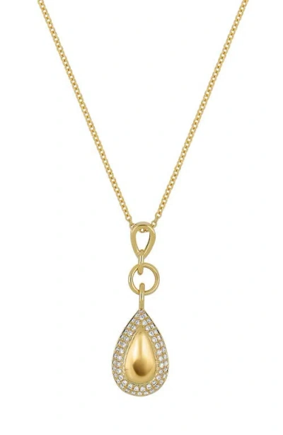 Bony Levy Cleo Teardrop Pendant Necklace In Gold