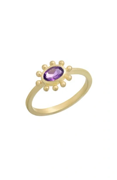 Bony Levy Color 14k Gold Amethyst Ring