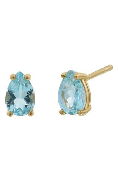 Bony Levy Color 14k Gold Pear Cut Stud Earrings