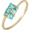 Bony Levy Color Bypass Topaz Stackable Ring In 14k Yellow Gold - Prto
