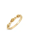 Bony Levy Color Stackable Ring In 14k Yellow Gold/citrine