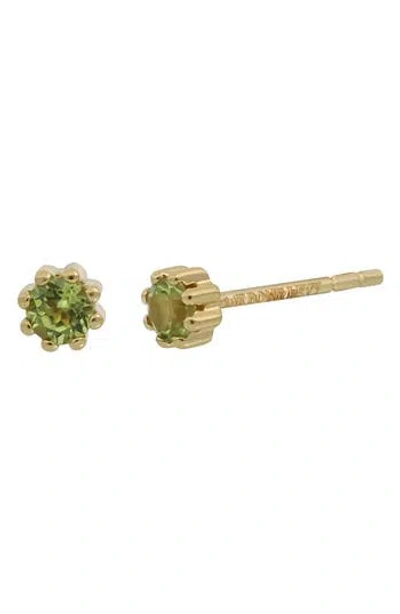 Bony Levy Color Stud Earrings In Gold