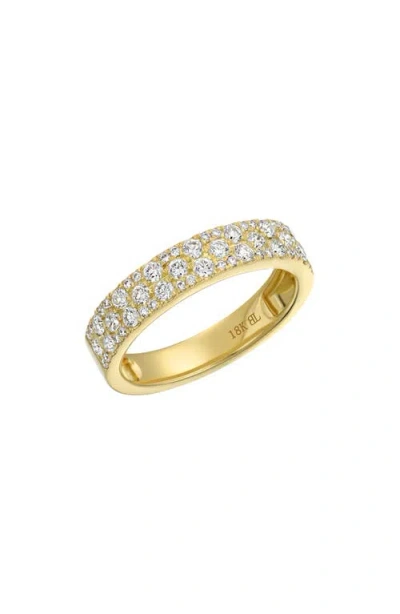 Bony Levy Diamond Band Ring In 18k Yellow Gold/diamond